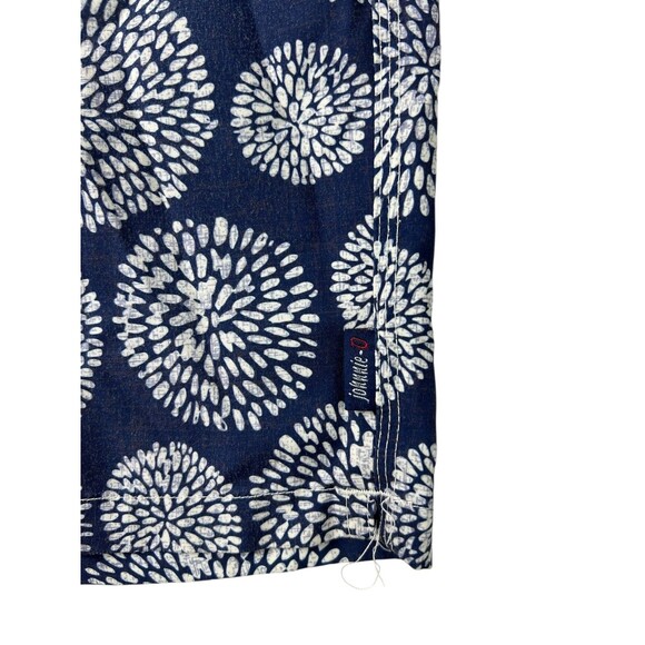 Johnny-O Half Elastic Swim Trunks Boys Size 8  Navy Print Unlined Water Shorts - Picture 5 of 9